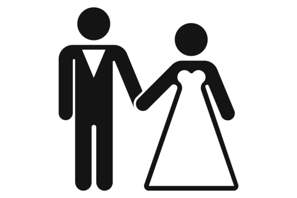Mastering the Bride and Groom Black Icon: A Guide to Wedding Design Assets