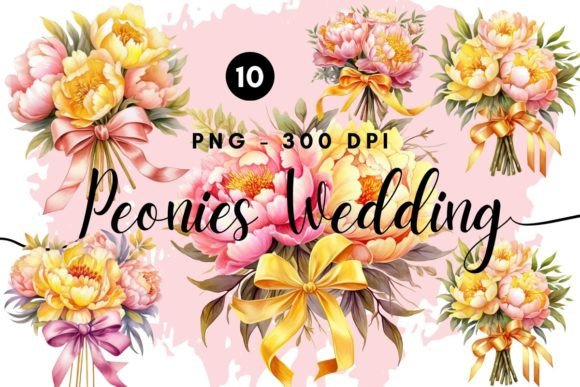 Peonies Wedding Watercolor Clipart: A Designer's Guide