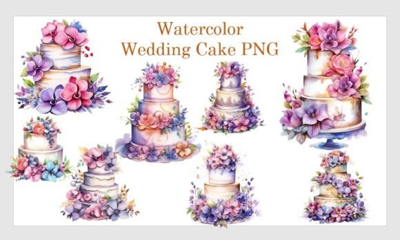 Watercolor Wedding Cake PNG: A Designer's Guide to Elegant Assets