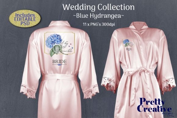 Wedding Collection Blue Hydrangea: A Complete Design Asset